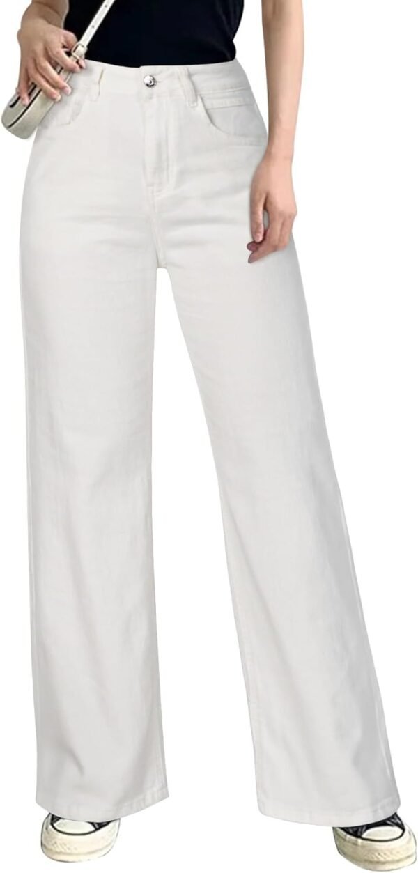 Women Wide Leg Jeans High Waist Baggy Jeans for Women Loose Boyfriends Jeans Denim Pants Y2K 90s