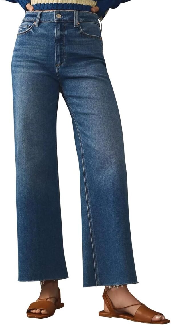 Jeans for Women Wide Leg Baggy High Waist Boyfriends Straight Leg Stretchy Denim Pants Trendy Fall 2024
