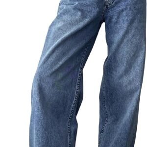 Womens Baggy Jeans Wide Leg Denim Pants Boyfriend Loose Streetwear Trousers Fall Fashion y2k Outfits 2025