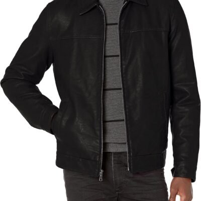 Men's Classic Faux Leather Jacket
